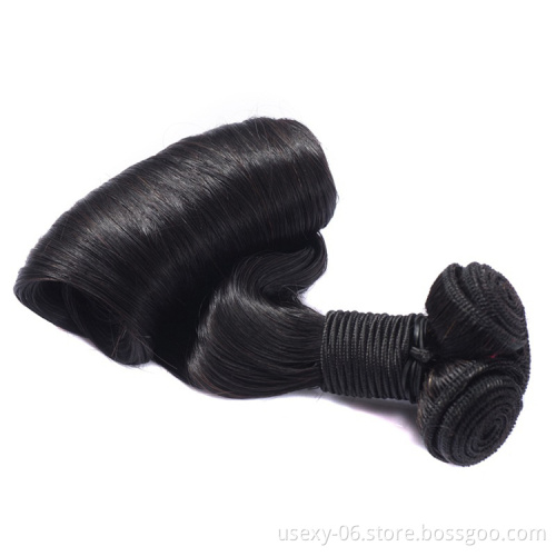 Wholesale Magic Curl Hair One Donor Health Unprocessed Virgin Hair Super Double Drawn Hair